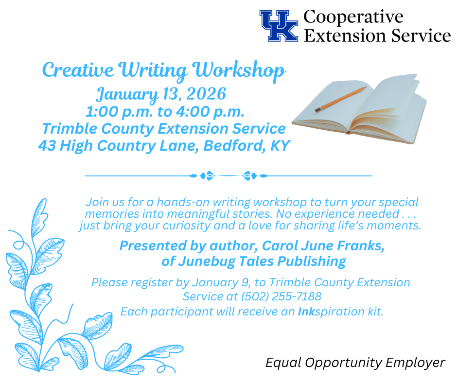 creative writing class info