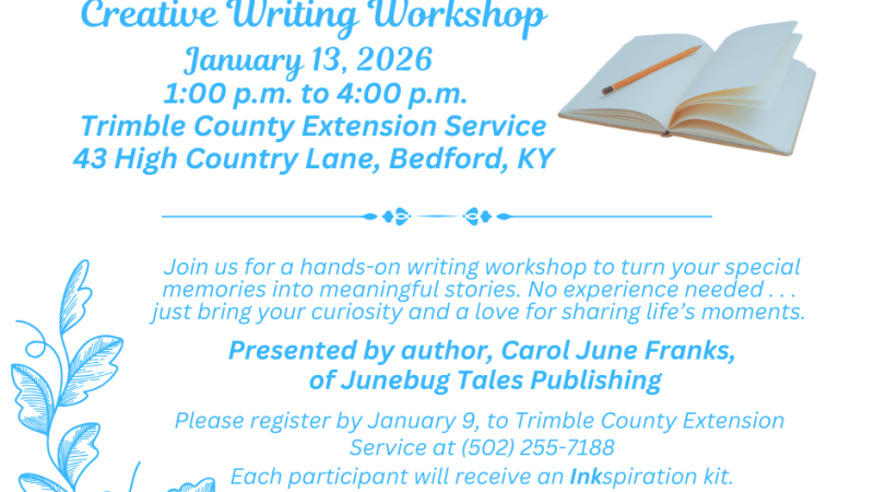 creative writing class info